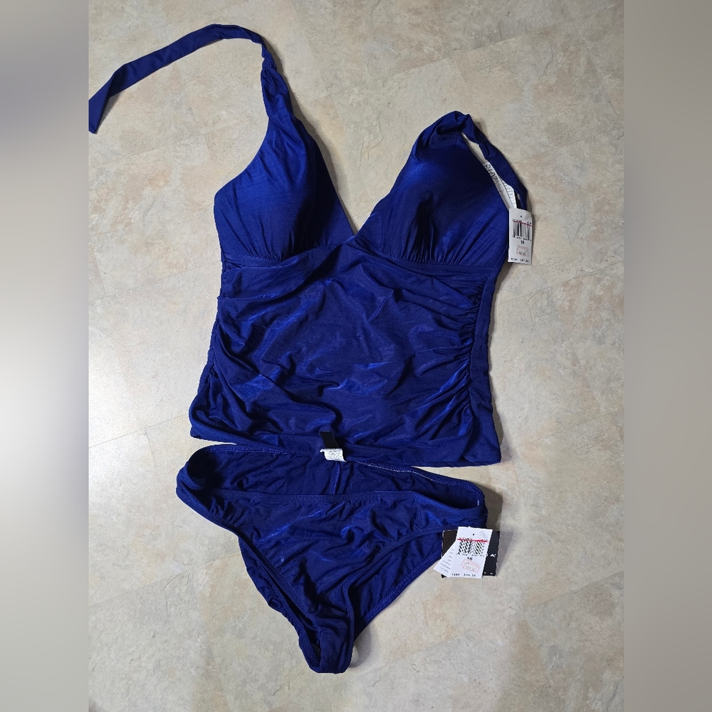 BNWT La Blanca Tankini Seperates size 16